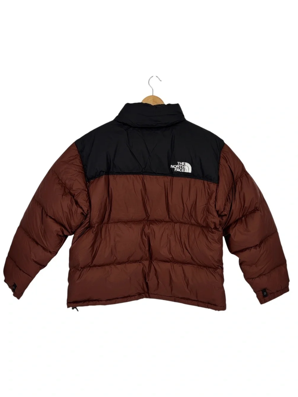 The North Face 1996 Retro Nuptse Jacket in Brown Black Nylon Men’s Size XL NWT!